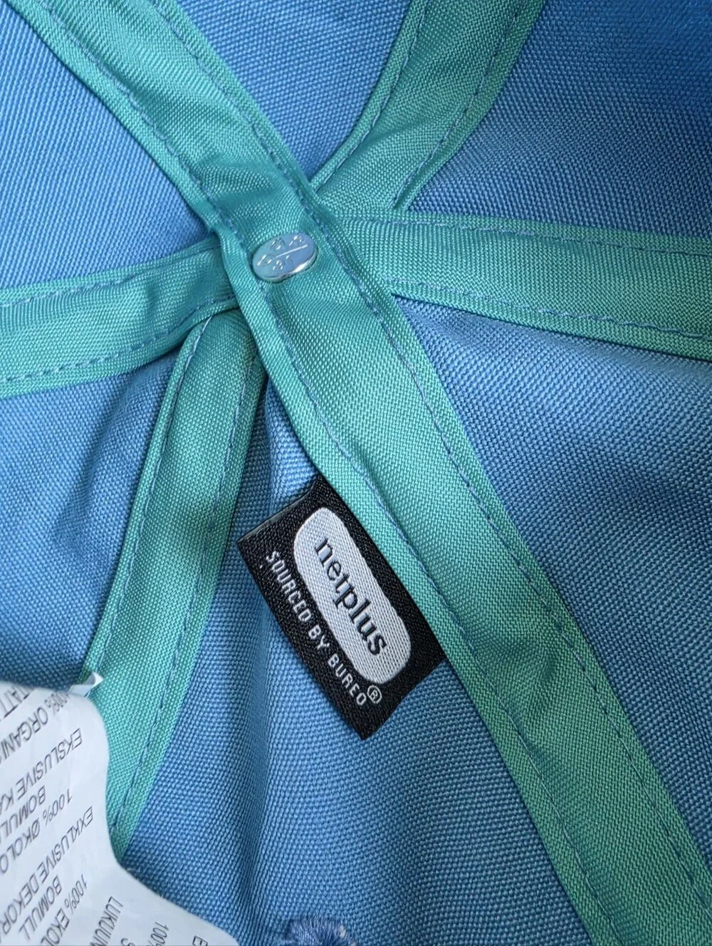 Patagonia Label Trad Cap Hat Blue One Size Blue Adjustable Organic Cotton